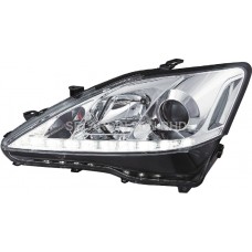 Lexus IS250 06-09 Chrome Projector Headlamp w LED
